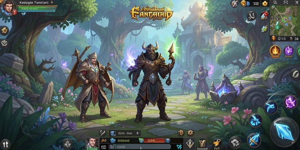 Tangkapan layar menampilkan aksi seru dalam game ARPG 234E.