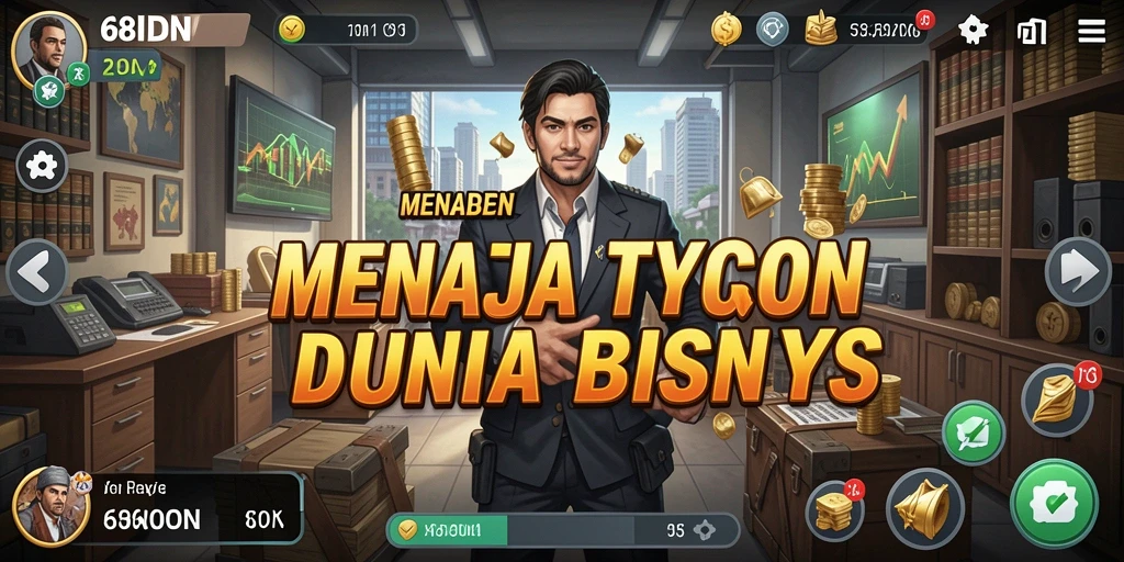 Tampilan gameplay 68IDN yang menarik di dunia Tycoon.