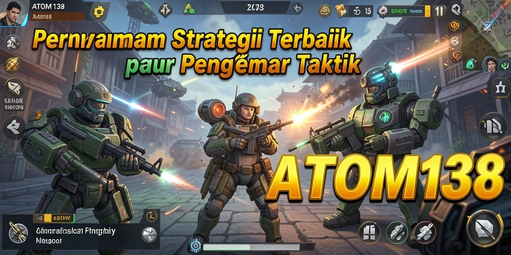 Screenshot gameplay ATOM138 yang menunjukkan momen strategi kunci.
