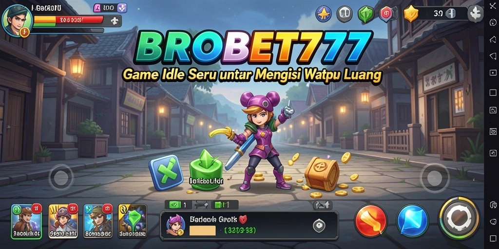 Tampilan menarik gameplay Idle dengan karakter yang unik.
