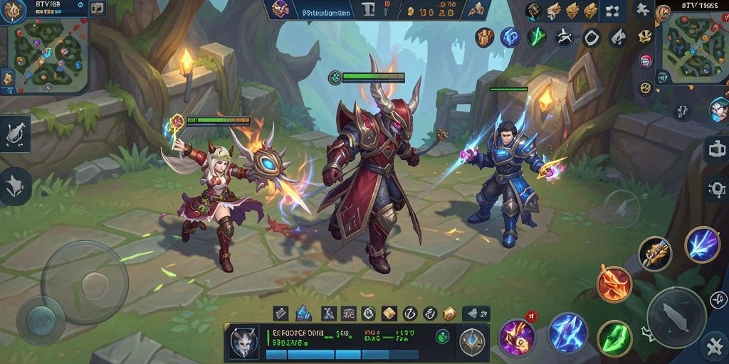 Screenshot BTV168 menampilkan aksi seru dalam dunia MMORPG.