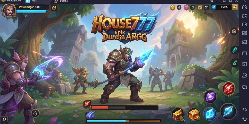 Tampilan gameplay mendebarkan di dunia fantasi ARPG.
