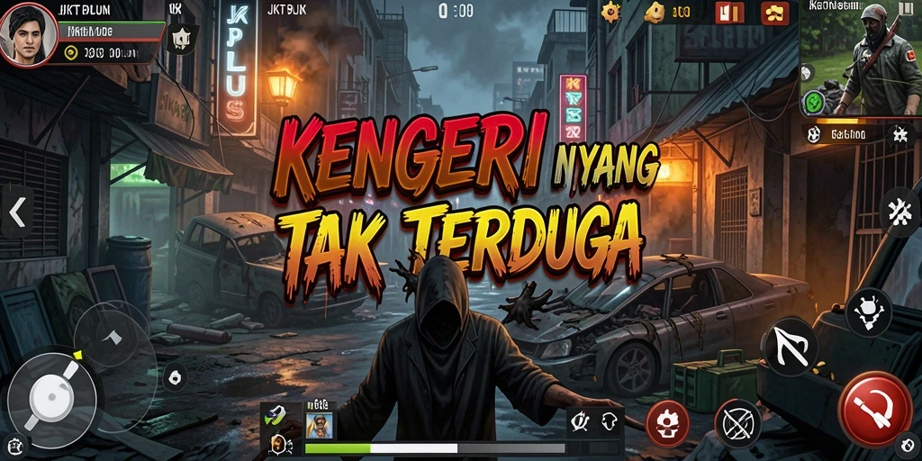 Screenshot menampilkan momen menegangkan dalam gameplay JKTPLUS.