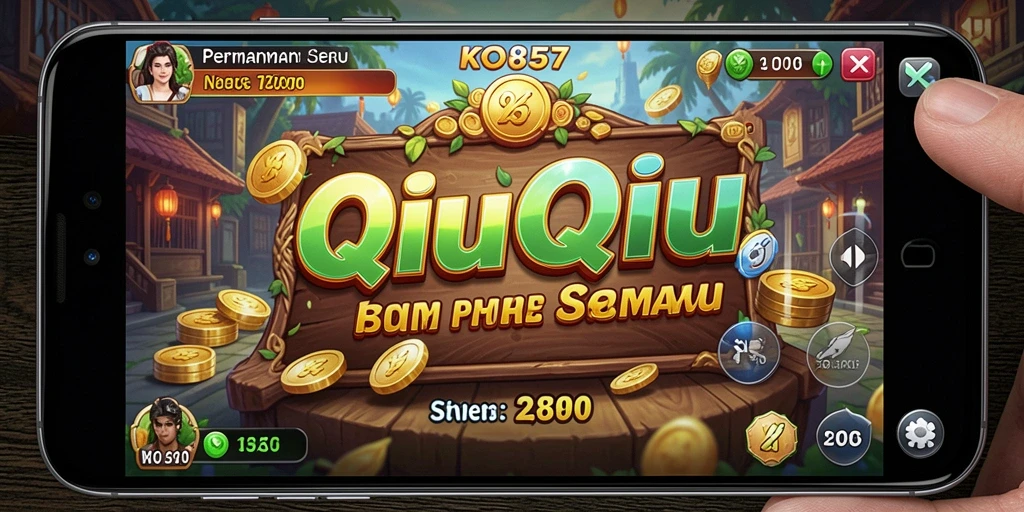 Tampilan gameplay QiuQiu yang menarik dan menantang.