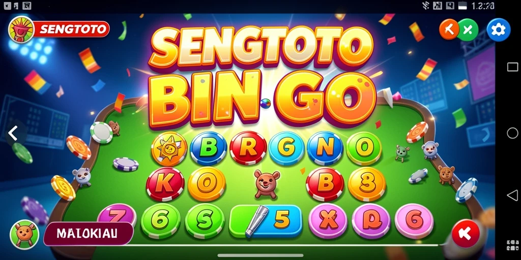 Screenshot SENGTOTO menampilkan gameplay Bingo yang seru dan interaktif.
