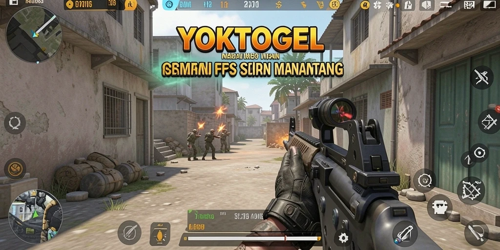 Tampilan menegangkan dari gameplay YOKTOGEL dengan aksi FPS yang seru.