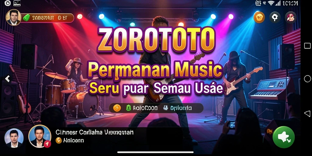 Gameplay seru ZOROTOTO dengan fitur musik menarik.